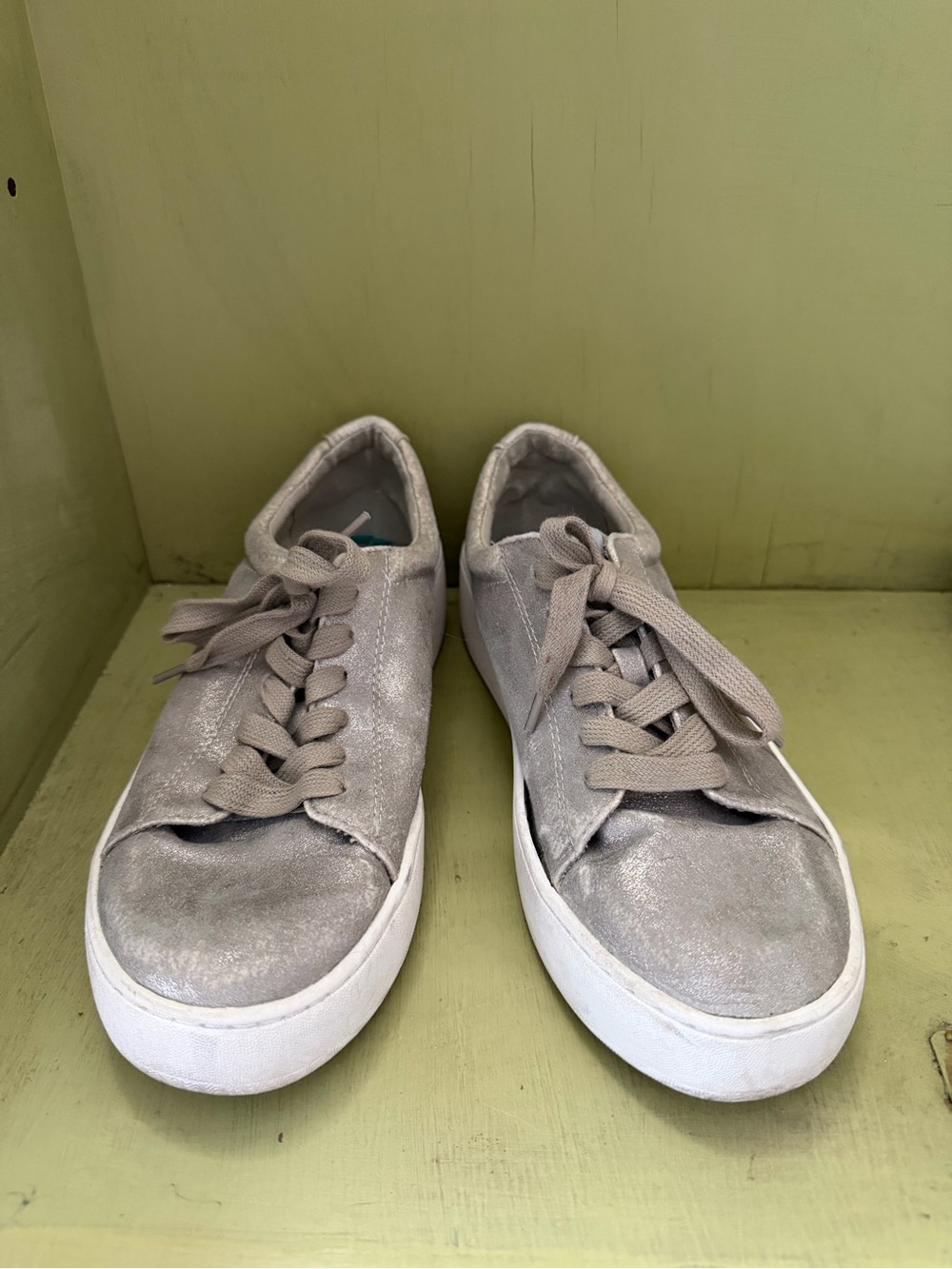 Coconuts by Matisse Silver Lace-Up Platform Sneakers
